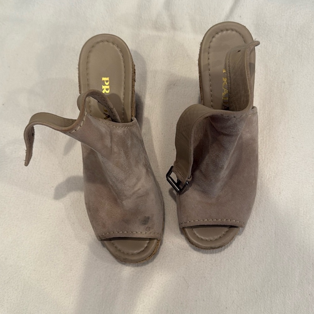 Prada wedges